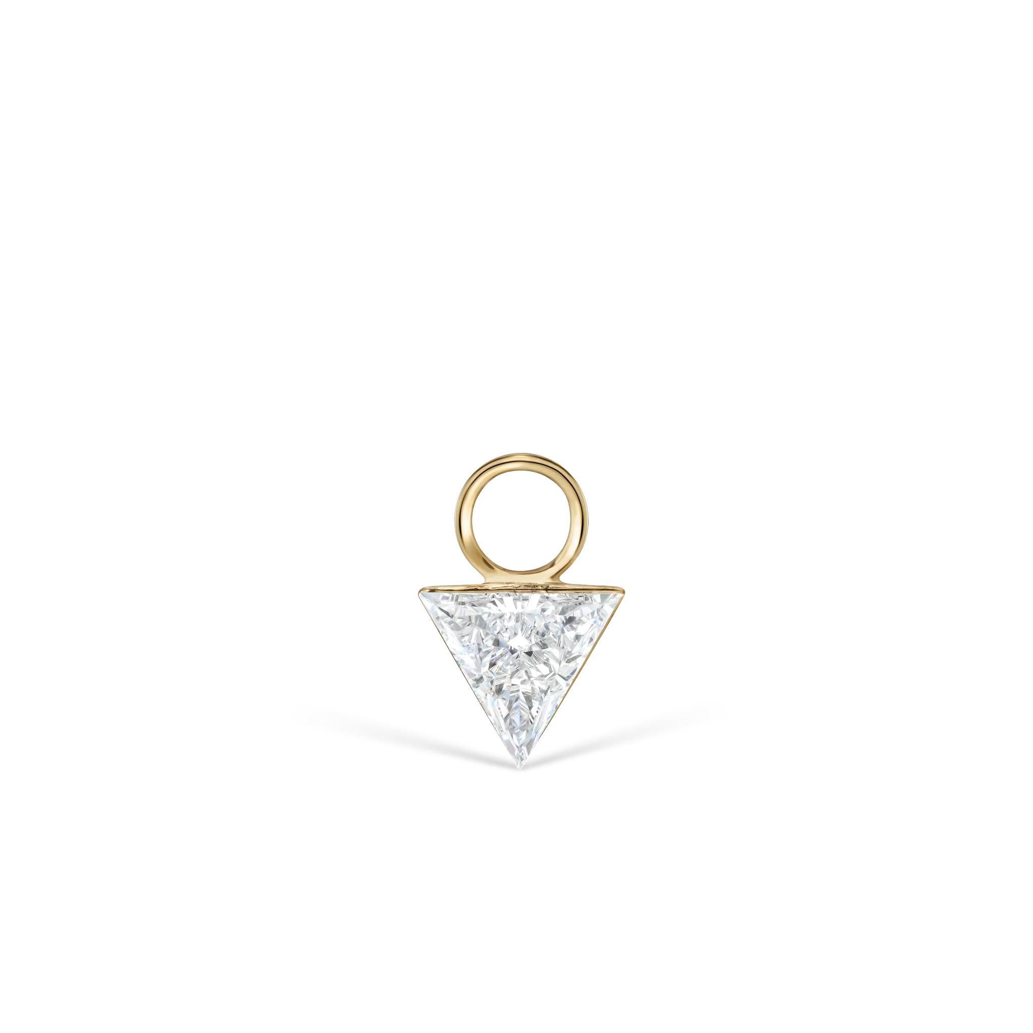 Invisible Set Triangle Diamond Charm - Image 19