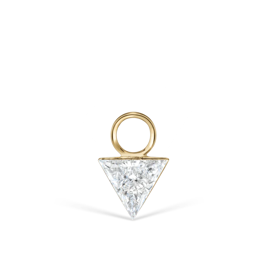 Invisible Set Triangle Diamond Charm - Image 7