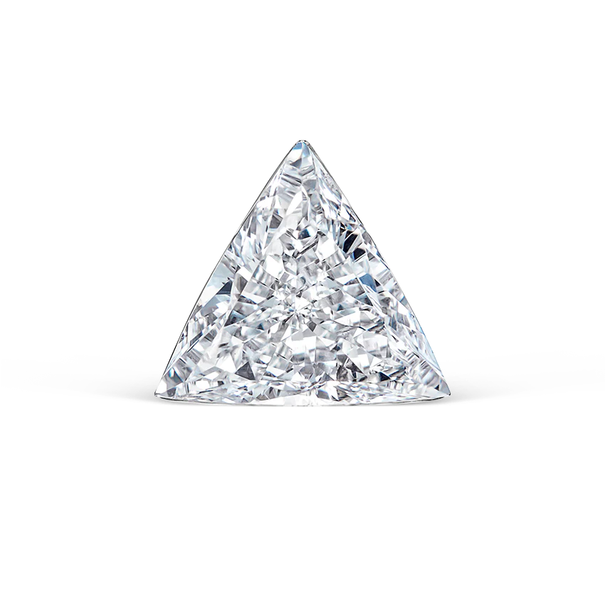 Invisible Set Triangle Diamond Stud Earring - Image 18