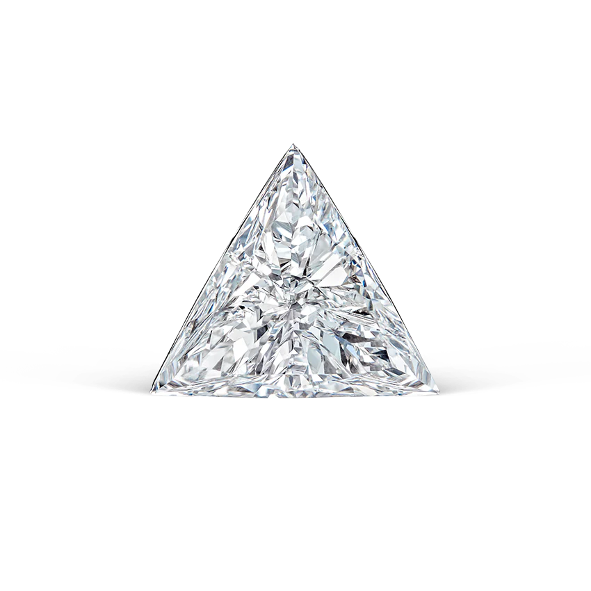 Invisible Set Triangle Diamond Stud Earring - Image 24