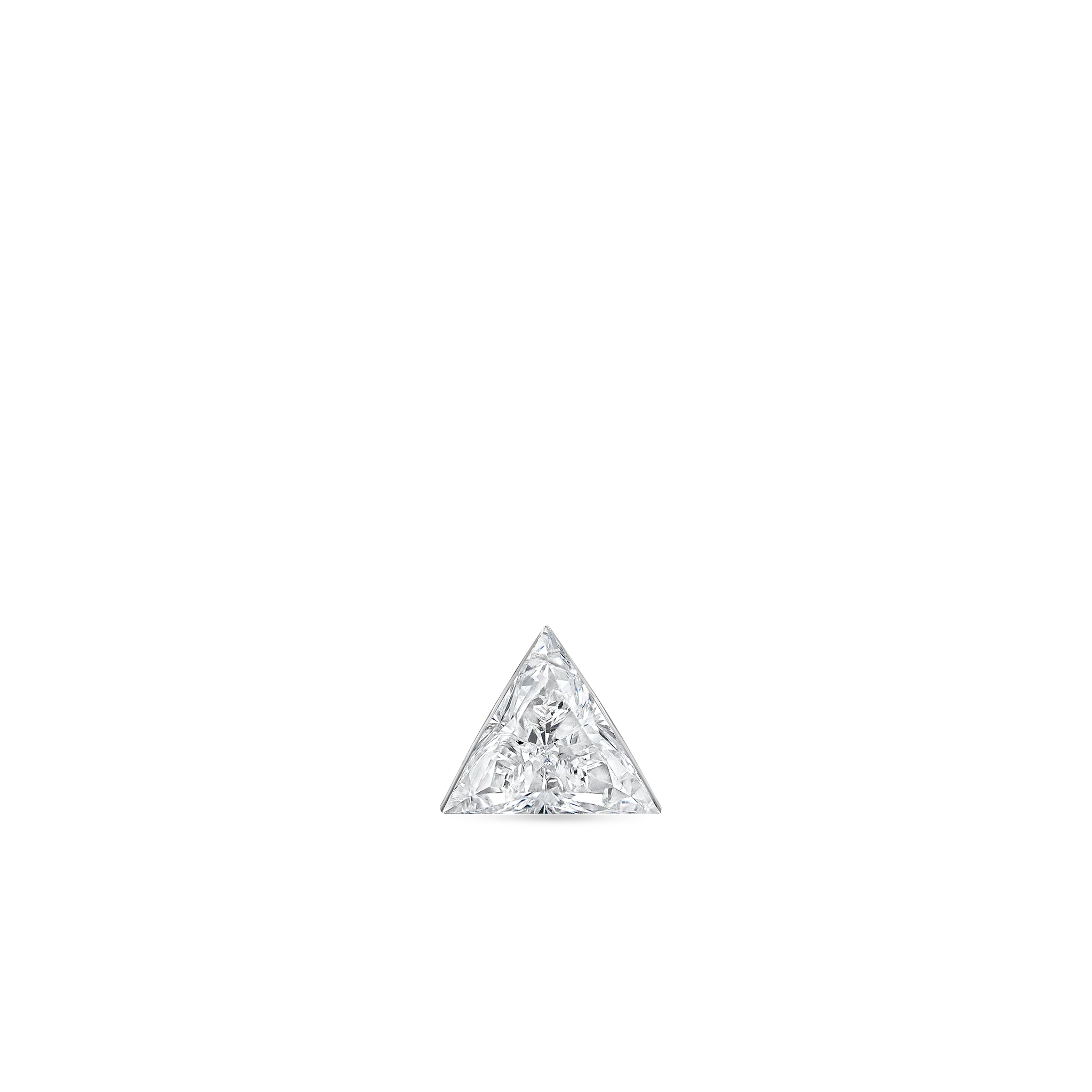 Invisible Set Triangle Diamond Threaded Stud Earring - Image 91