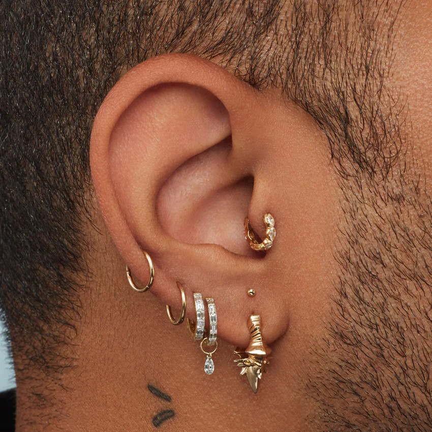 Javanese Spike Hoop Earring - Image 10