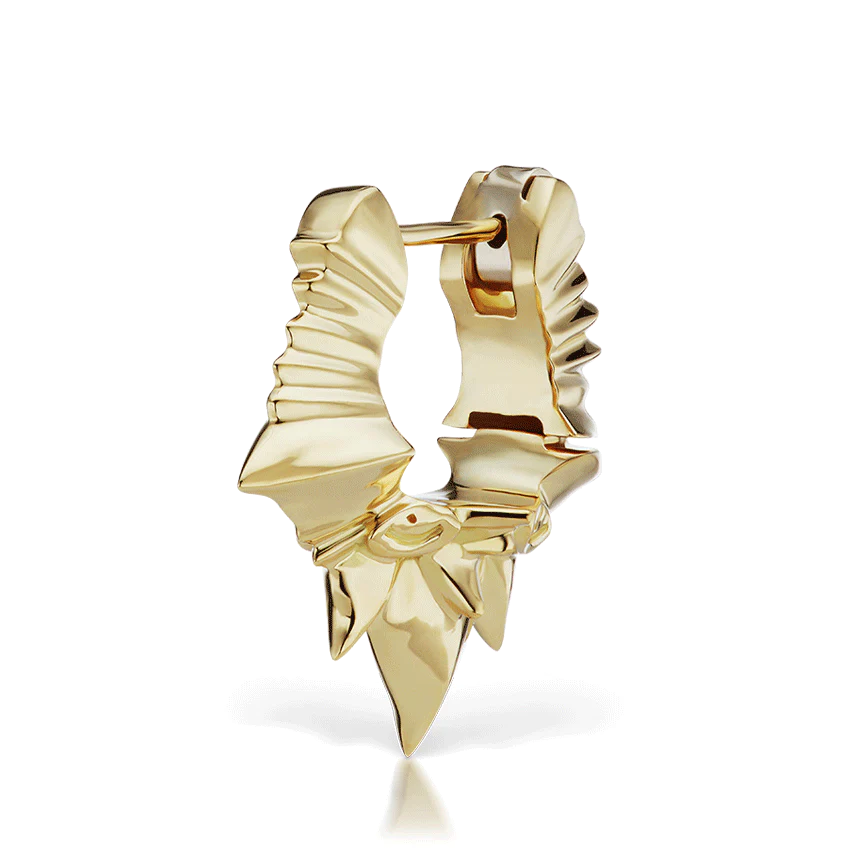 Large Javanese Spike Hoop Earring - Image 8