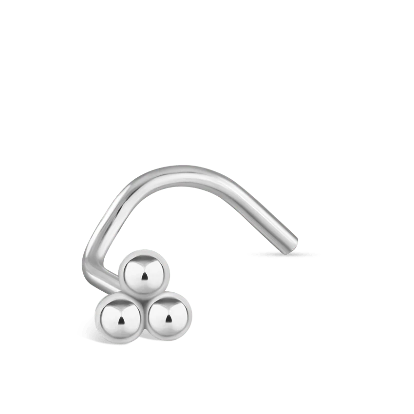 Three Ball Trinity Nostril Screw - Image 2