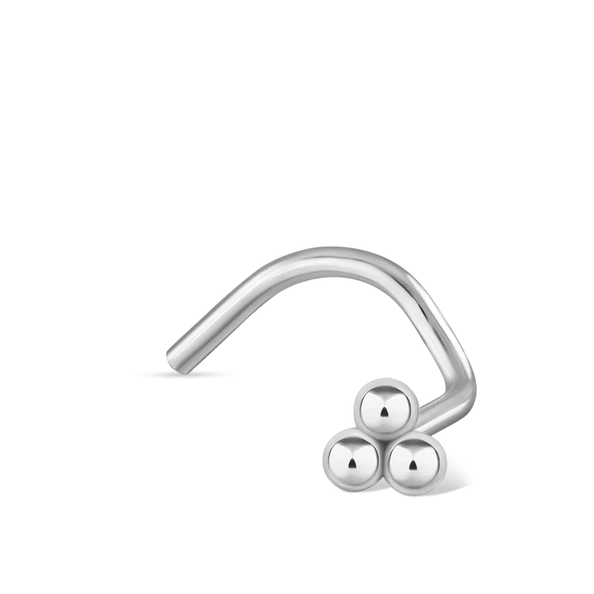 Three Ball Trinity Nostril Screw - Image 5