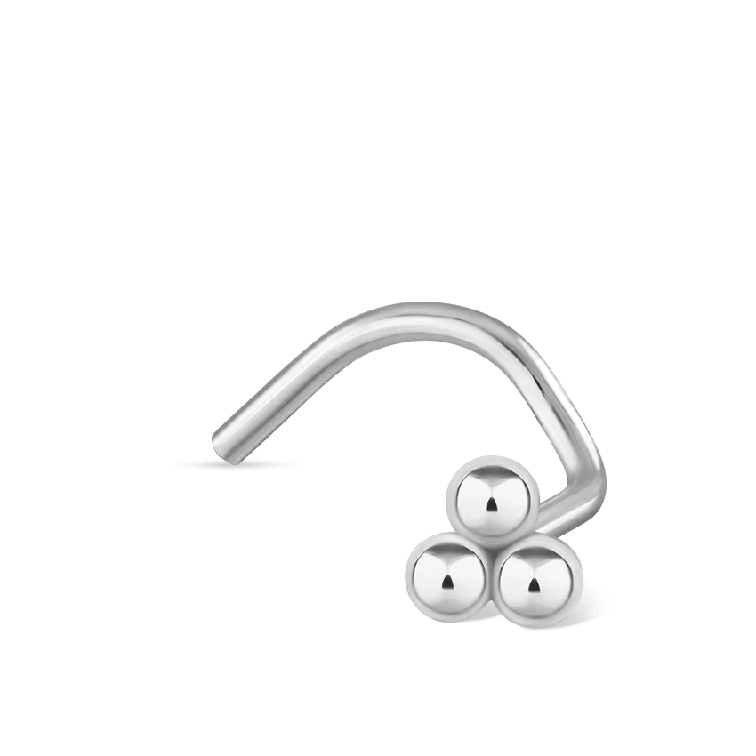 Three Ball Trinity Nostril Screw - Image 8