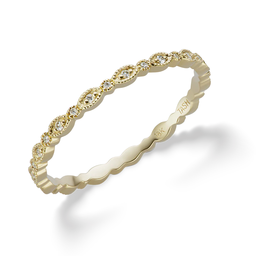 Marquise Diamond Micropavé Finger Ring - Image 21