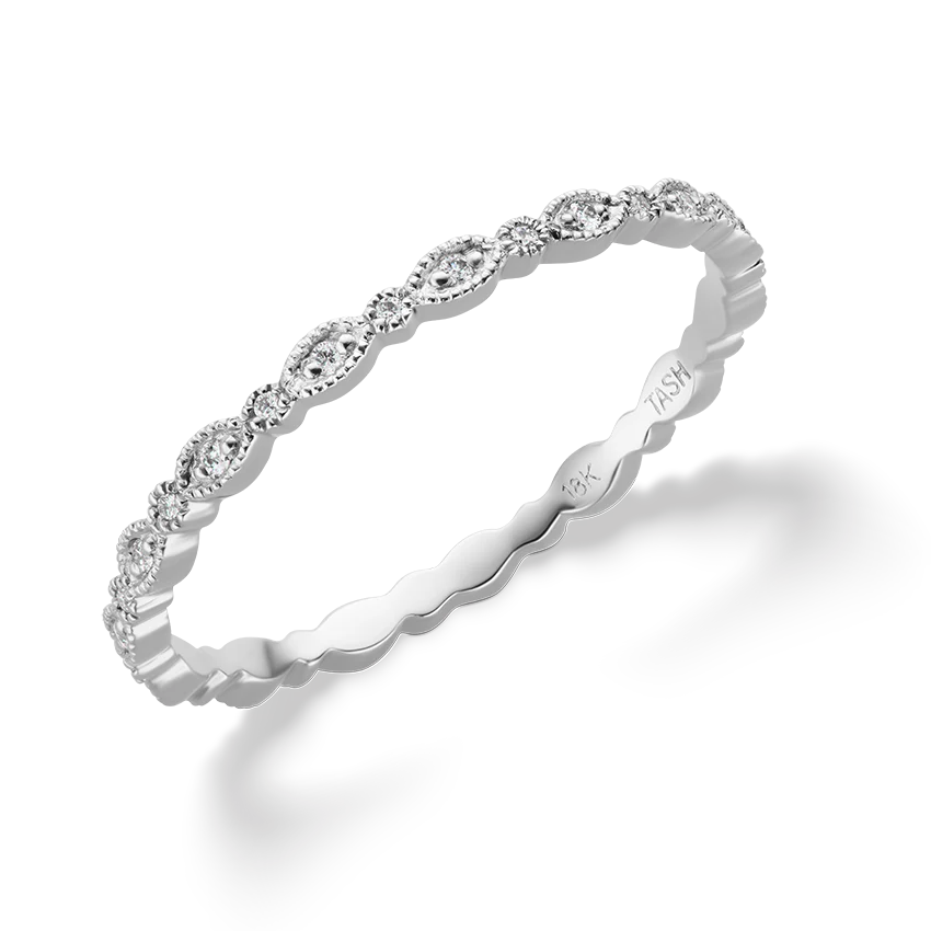 Marquise Diamond Micropavé Finger Ring - Image 3