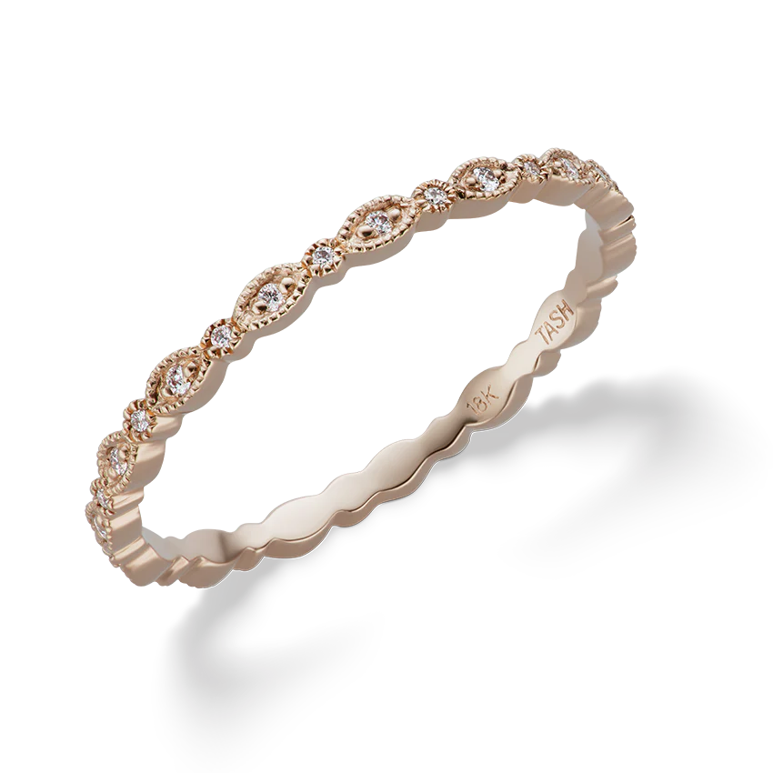 Marquise Diamond Micropavé Finger Ring - Image 47