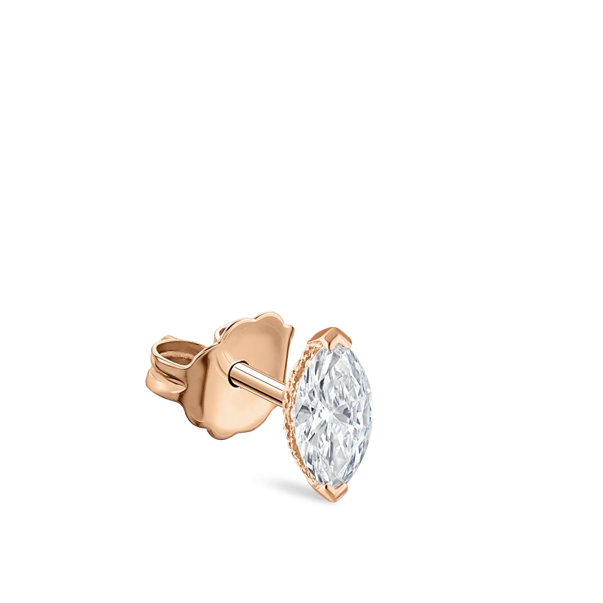 Marquise Diamond Stud Earring - Image 32