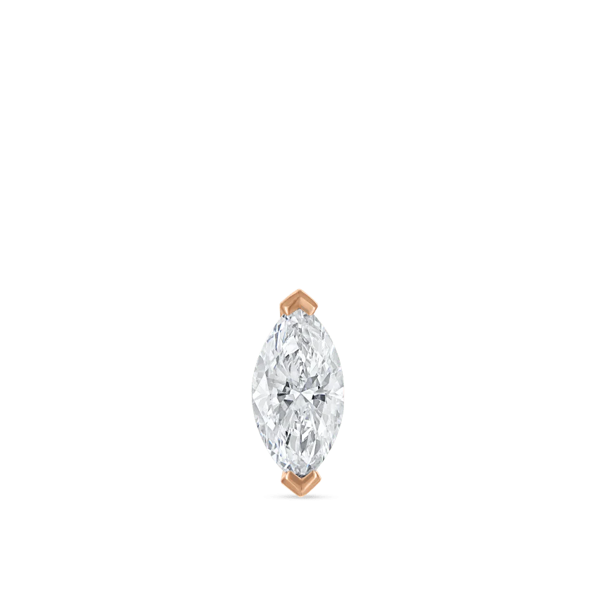 Marquise Diamond Stud Earring - Image 40