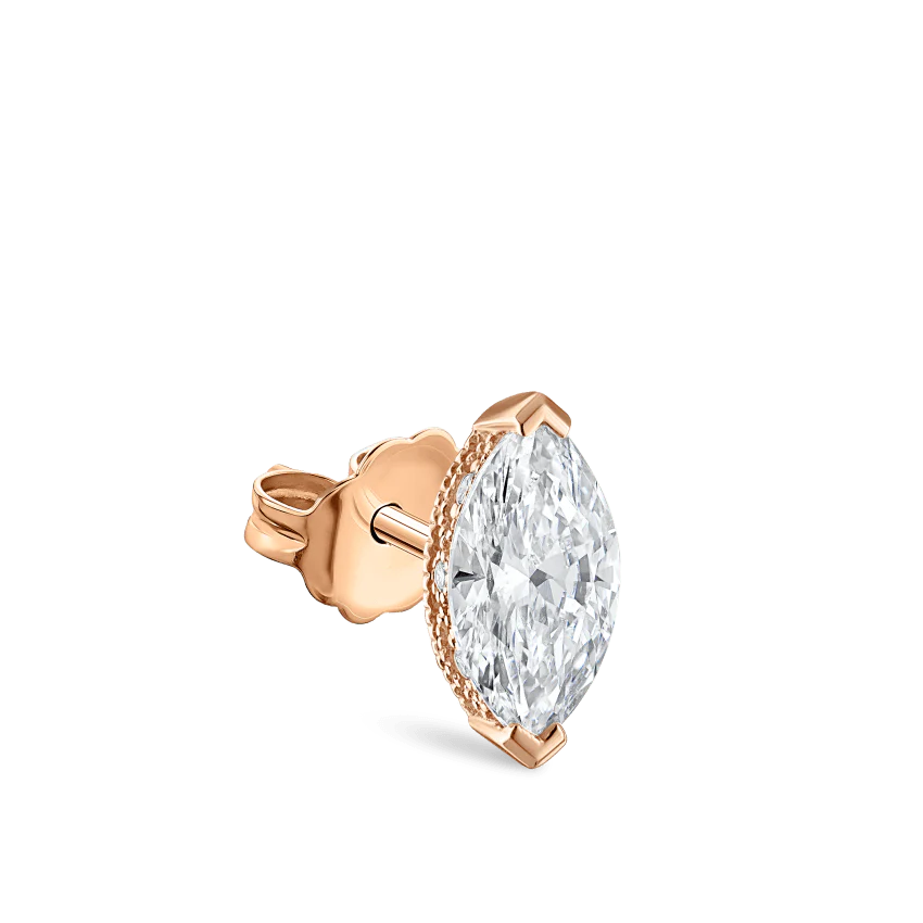 Marquise Diamond Stud Earring - Image 42