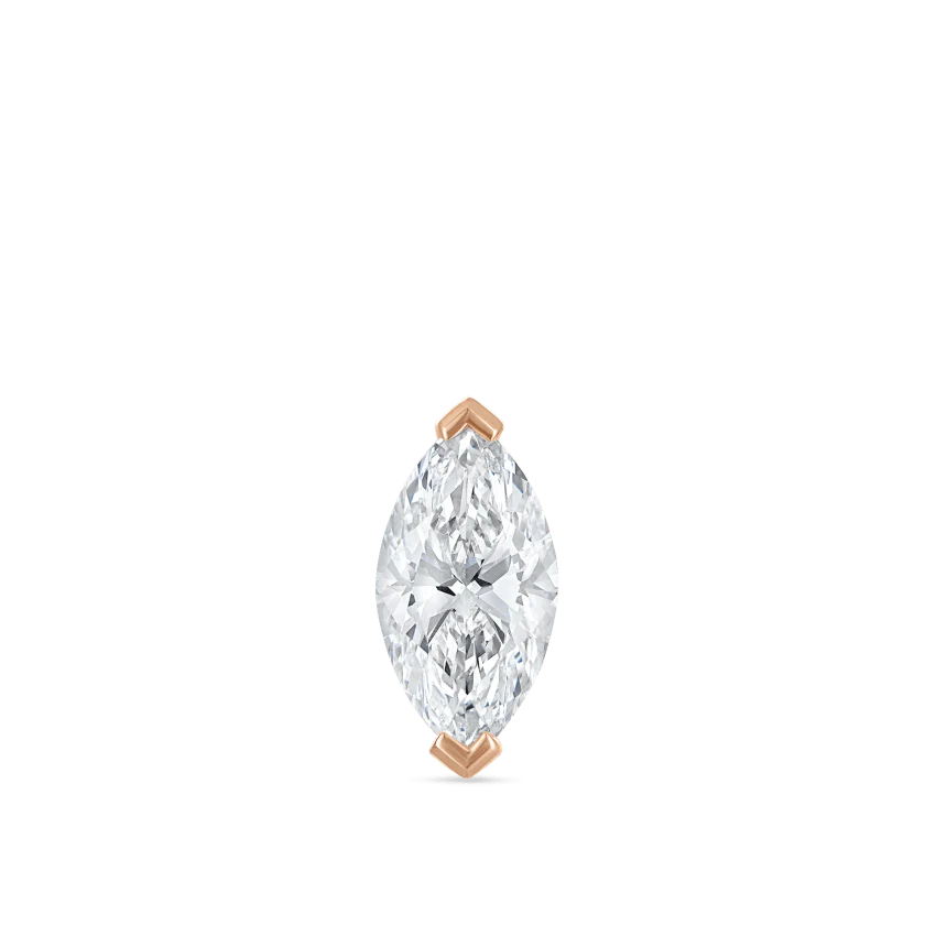 Marquise Diamond Stud Earring - Image 45