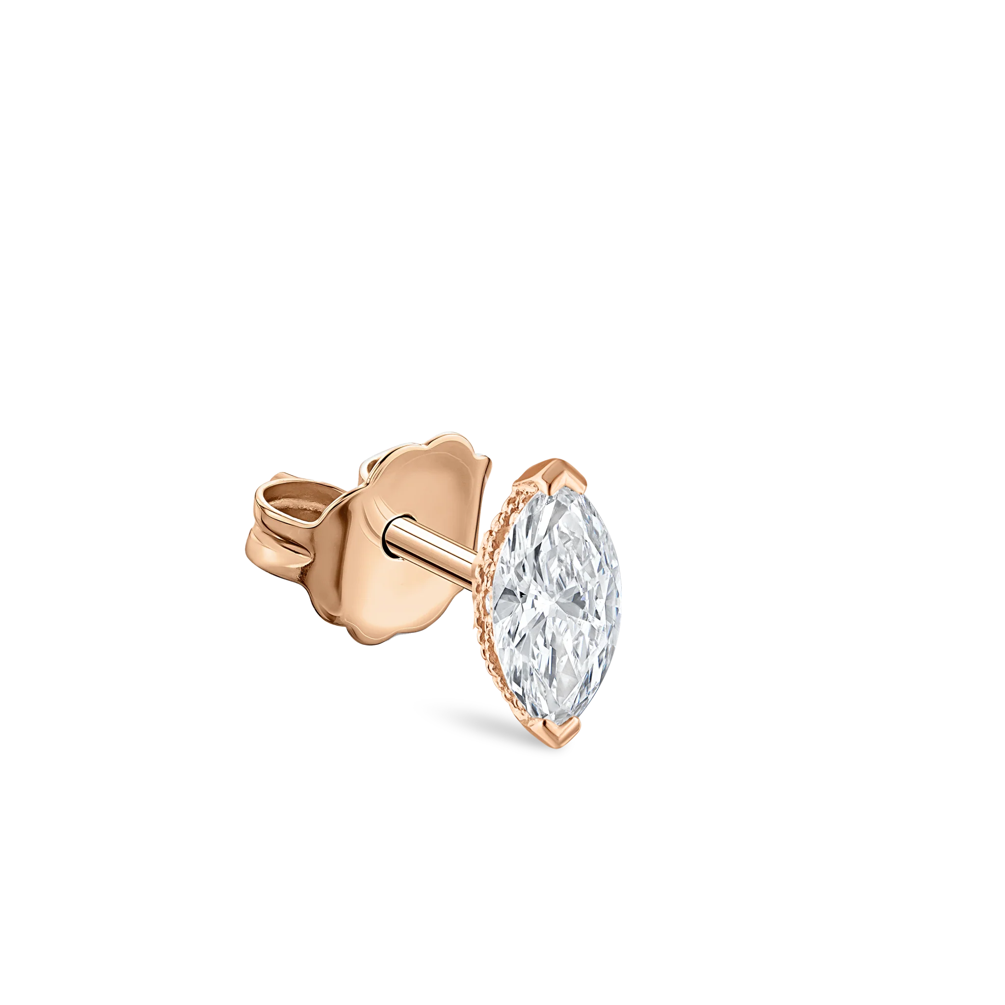 Marquise Diamond Stud Earring - Image 47