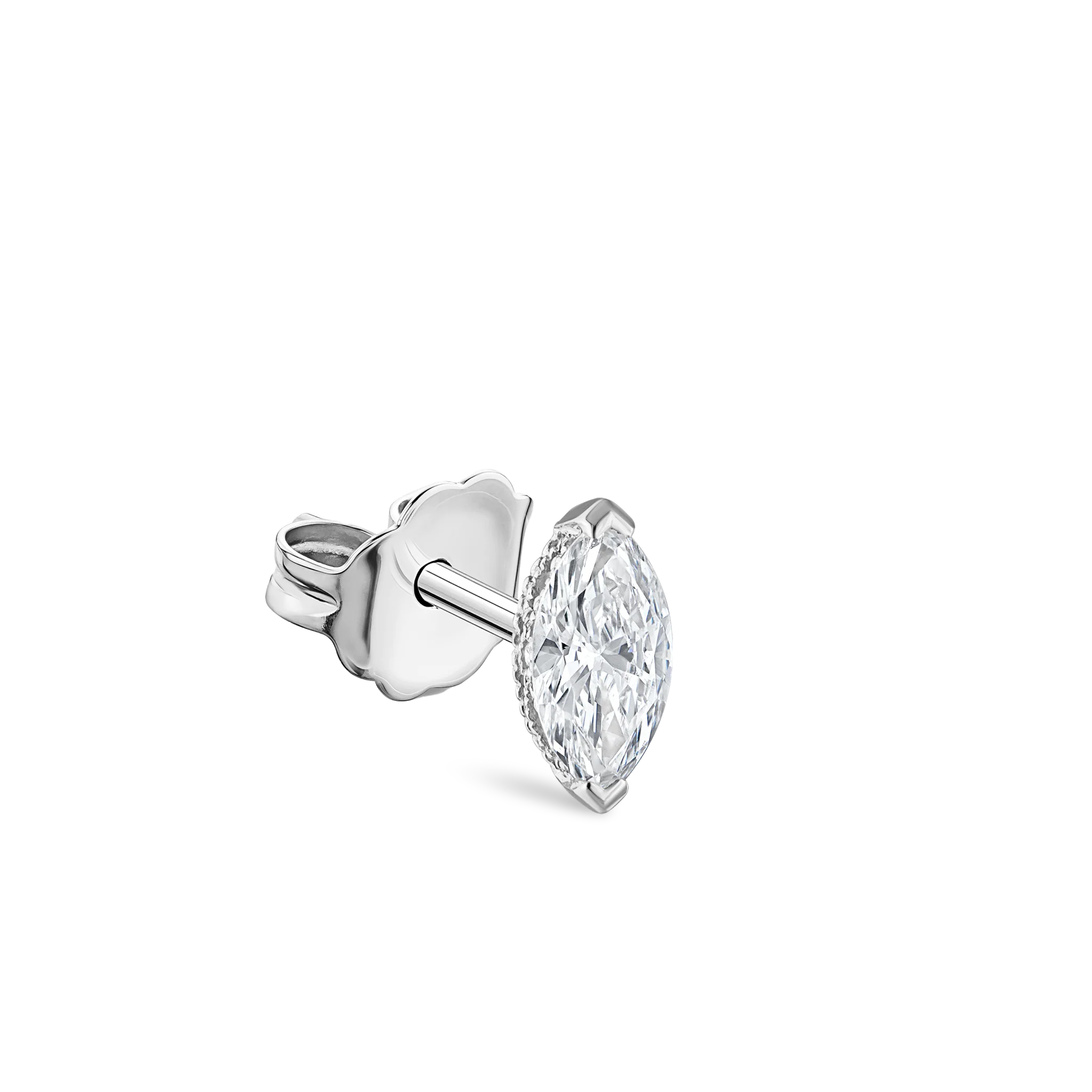 Marquise Diamond Stud Earring - Image 48
