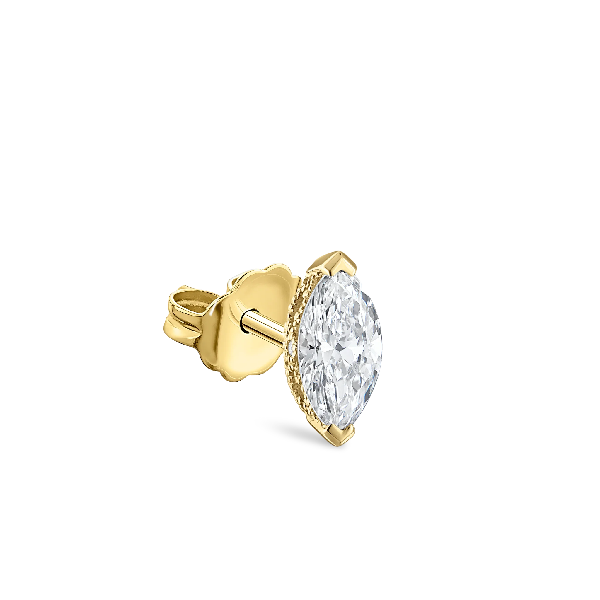 Marquise Diamond Stud Earring - Image 52