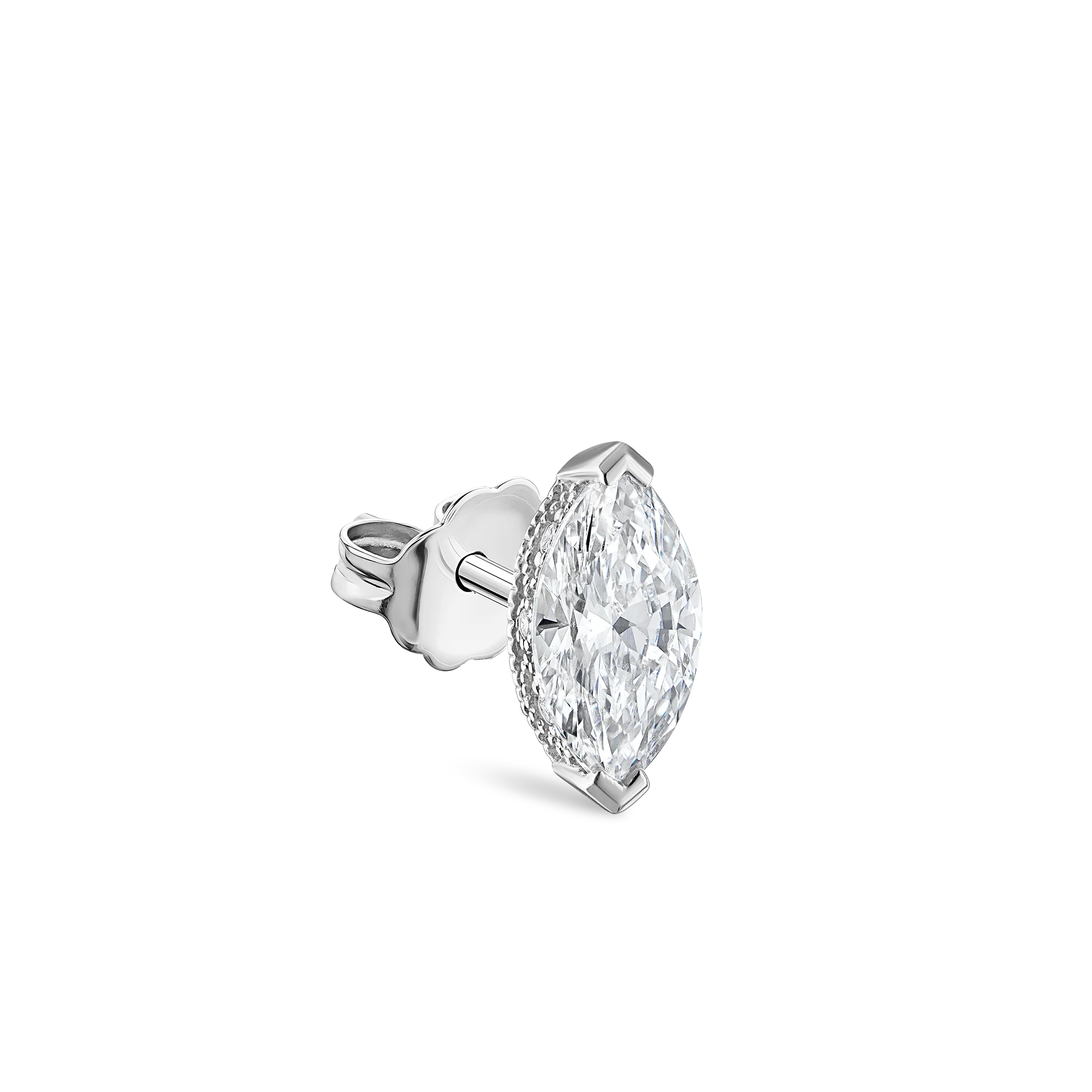 Marquise Diamond Stud Earring - Image 54