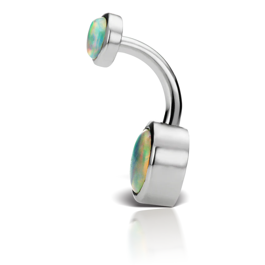 Opal Cup Solitaire Barbell - Image 14
