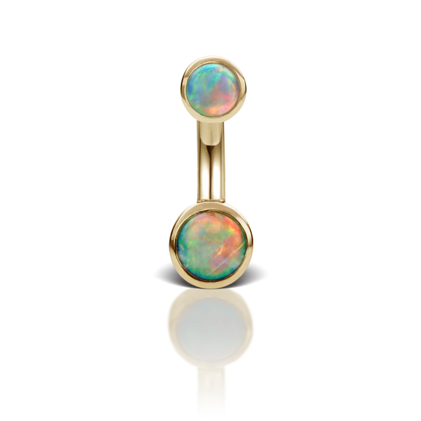 Opal Cup Solitaire Barbell - Image 29