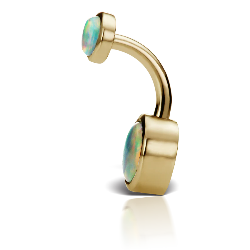 Opal Cup Solitaire Barbell - Image 32