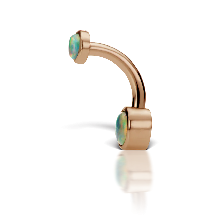 Opal Cup Solitaire Barbell - Image 38