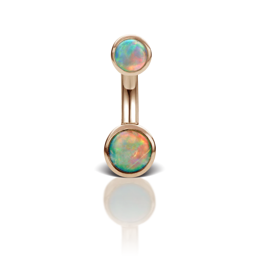 Opal Cup Solitaire Barbell - Image 43