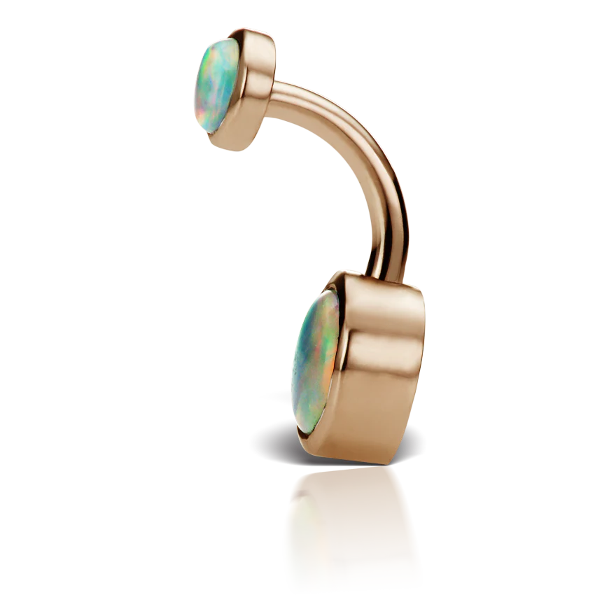 Opal Cup Solitaire Barbell - Image 46