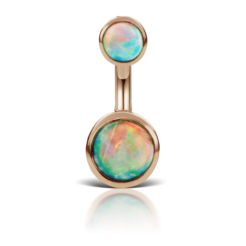 Opal Cup Solitaire Barbell - Image 49