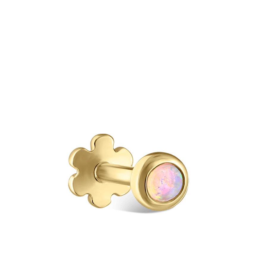 Opal Threaded Stud Earring - Image 16