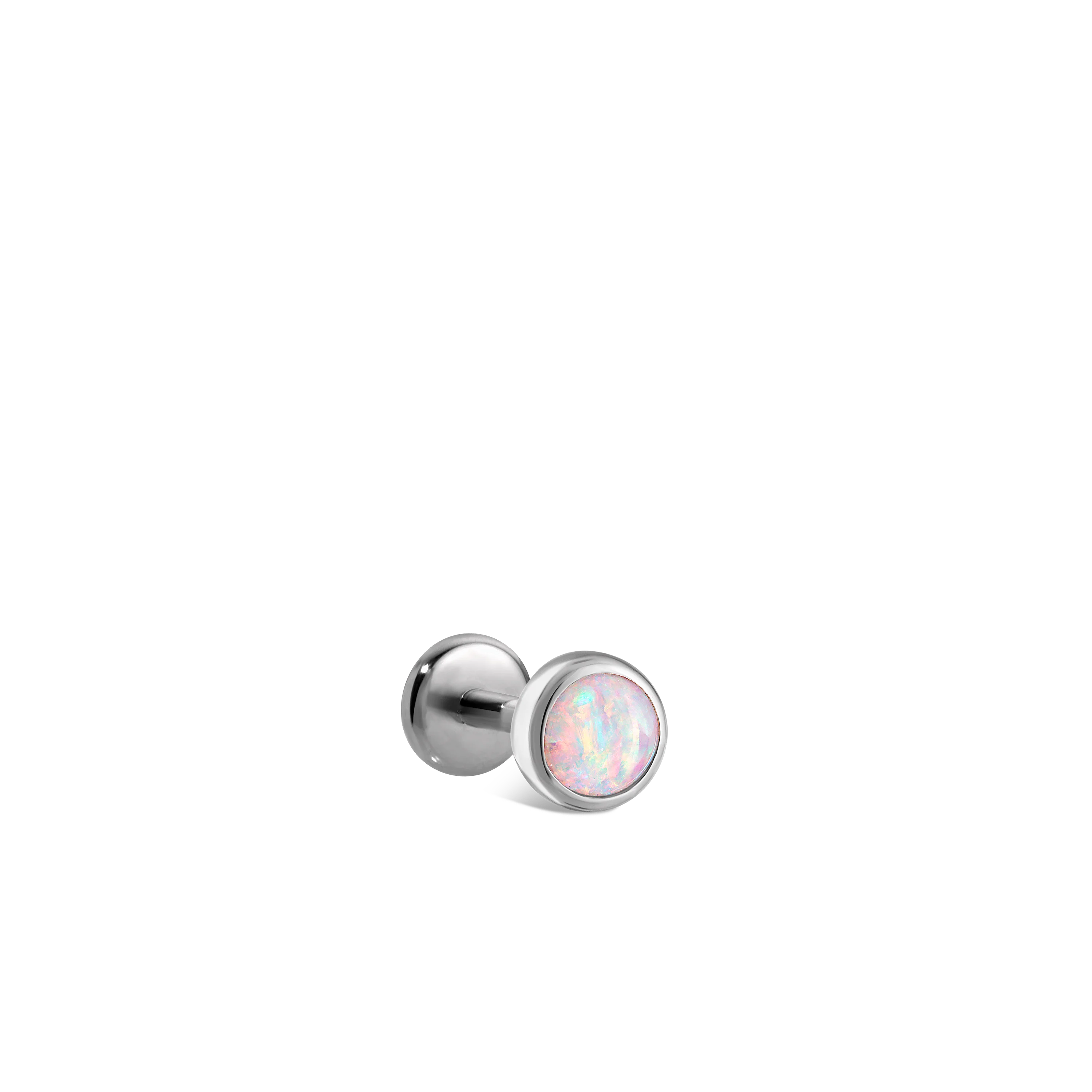 Opal Threaded Stud Earring With Titanium Backing - Image 51