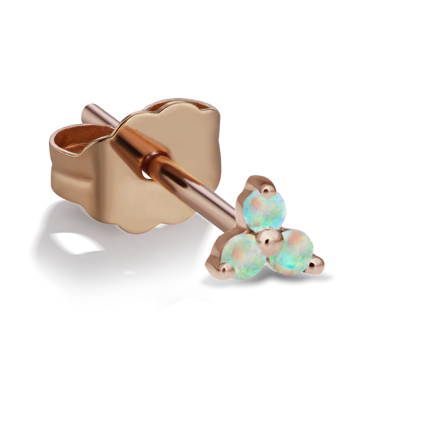 Opal Trinity Stud Earring - Image 8