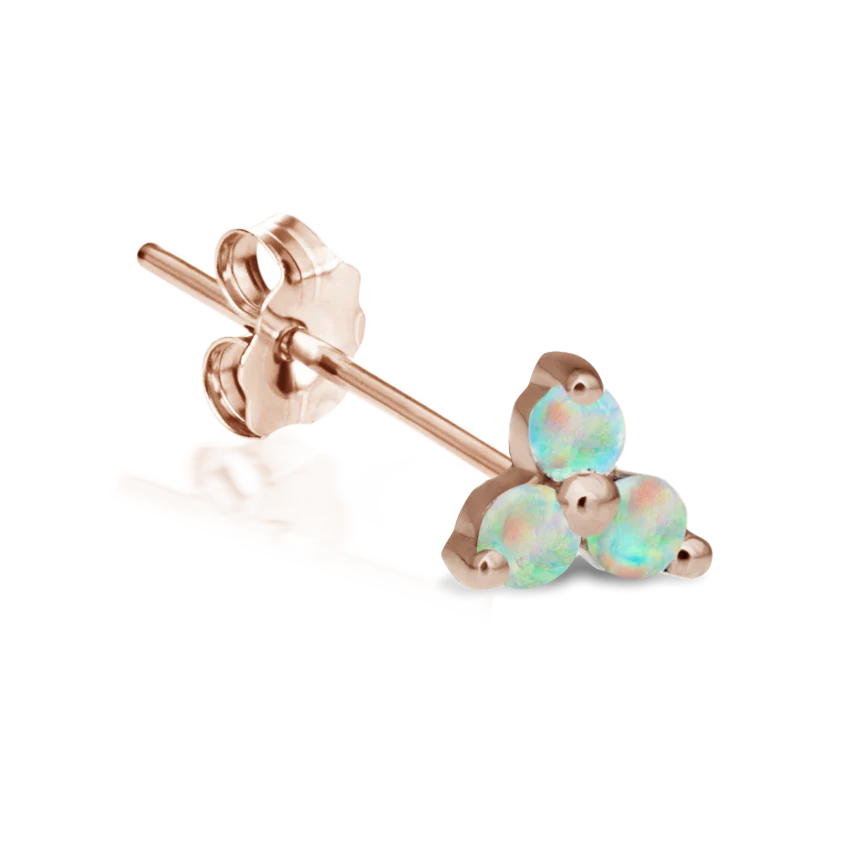 Opal Trinity Stud Earring - Image 9