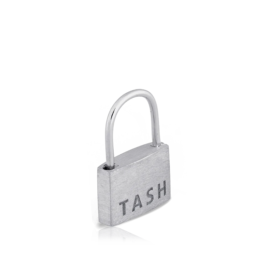 Padlock Hoop Earring