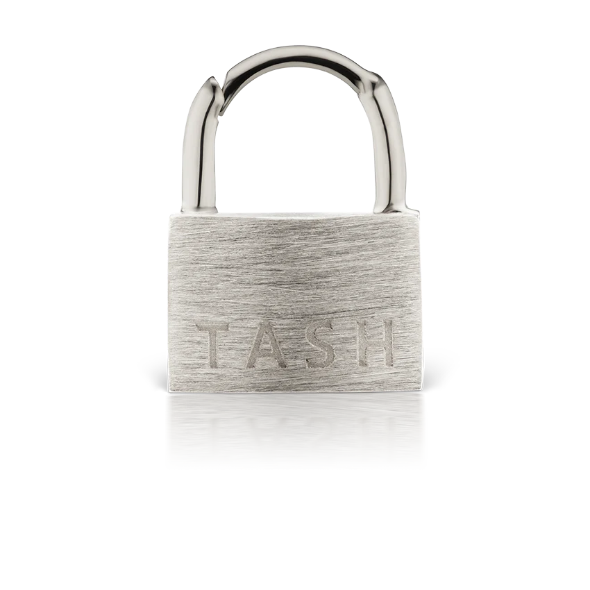 Padlock Hoop Earring (Non-Rotating) - Image 7