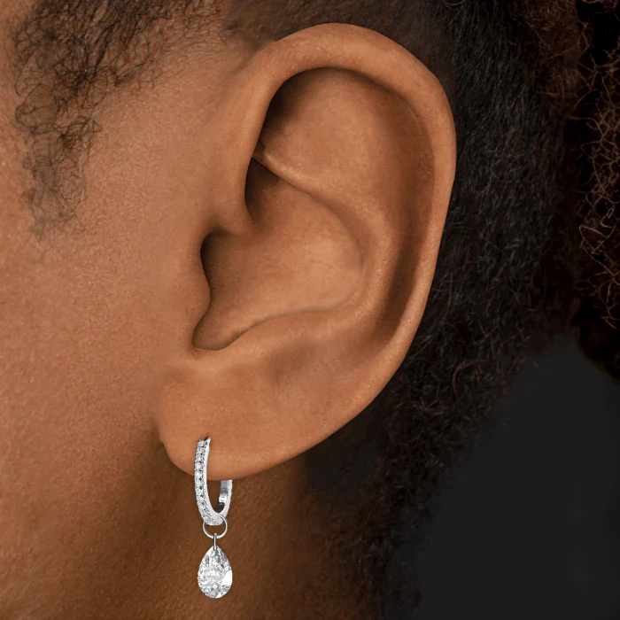 Pear Floating Diamond Charm - Image 21