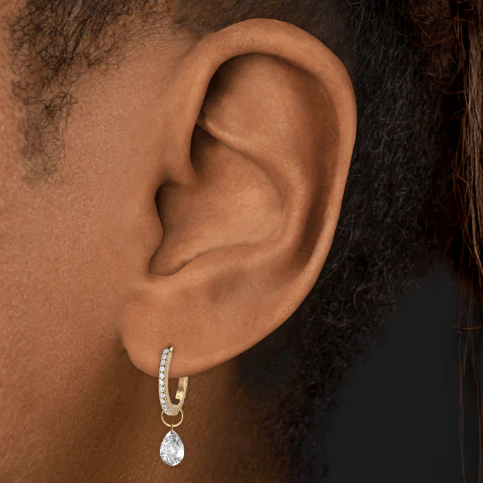 Pear Floating Diamond Charm - Image 39