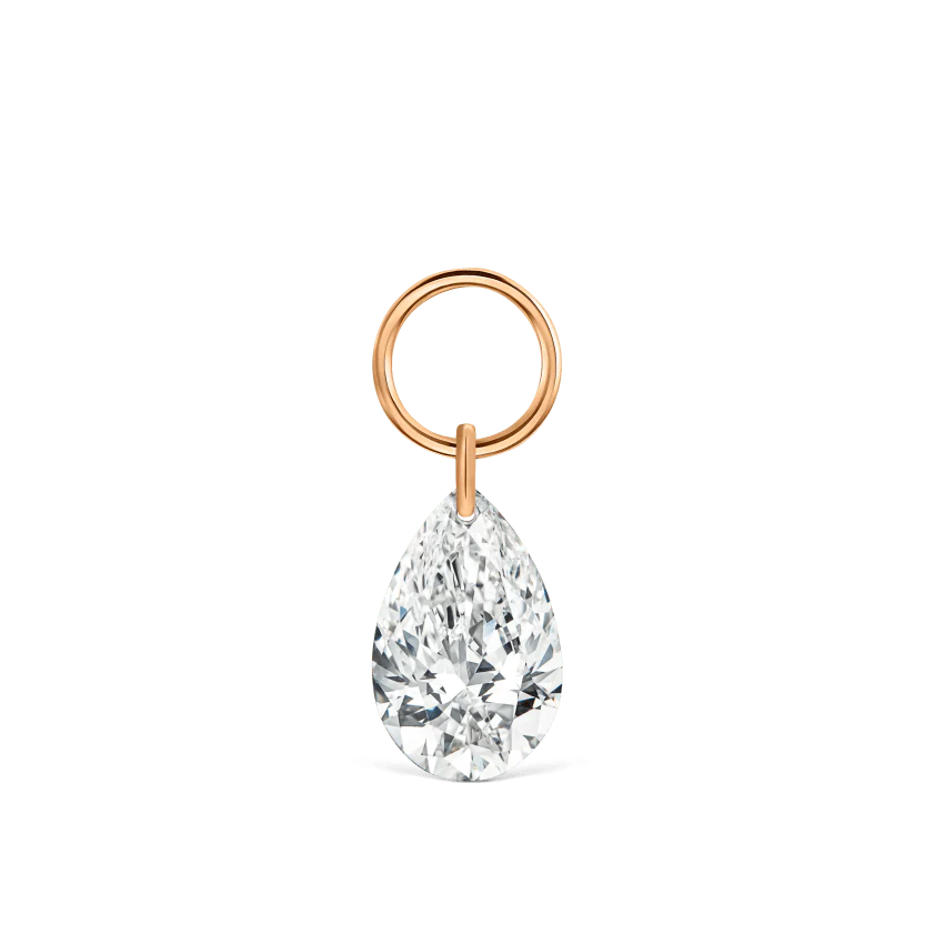 Pear Floating Diamond Charm - Image 62