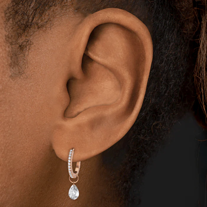 Pear Floating Diamond Charm - Image 64