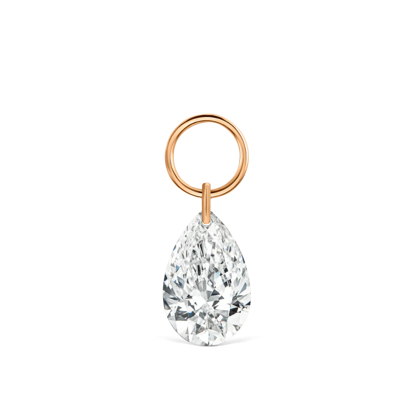 Pear Floating Diamond Charm - Image 68