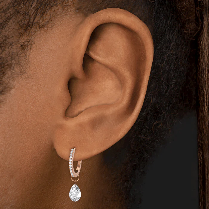 Pear Floating Diamond Charm - Image 70