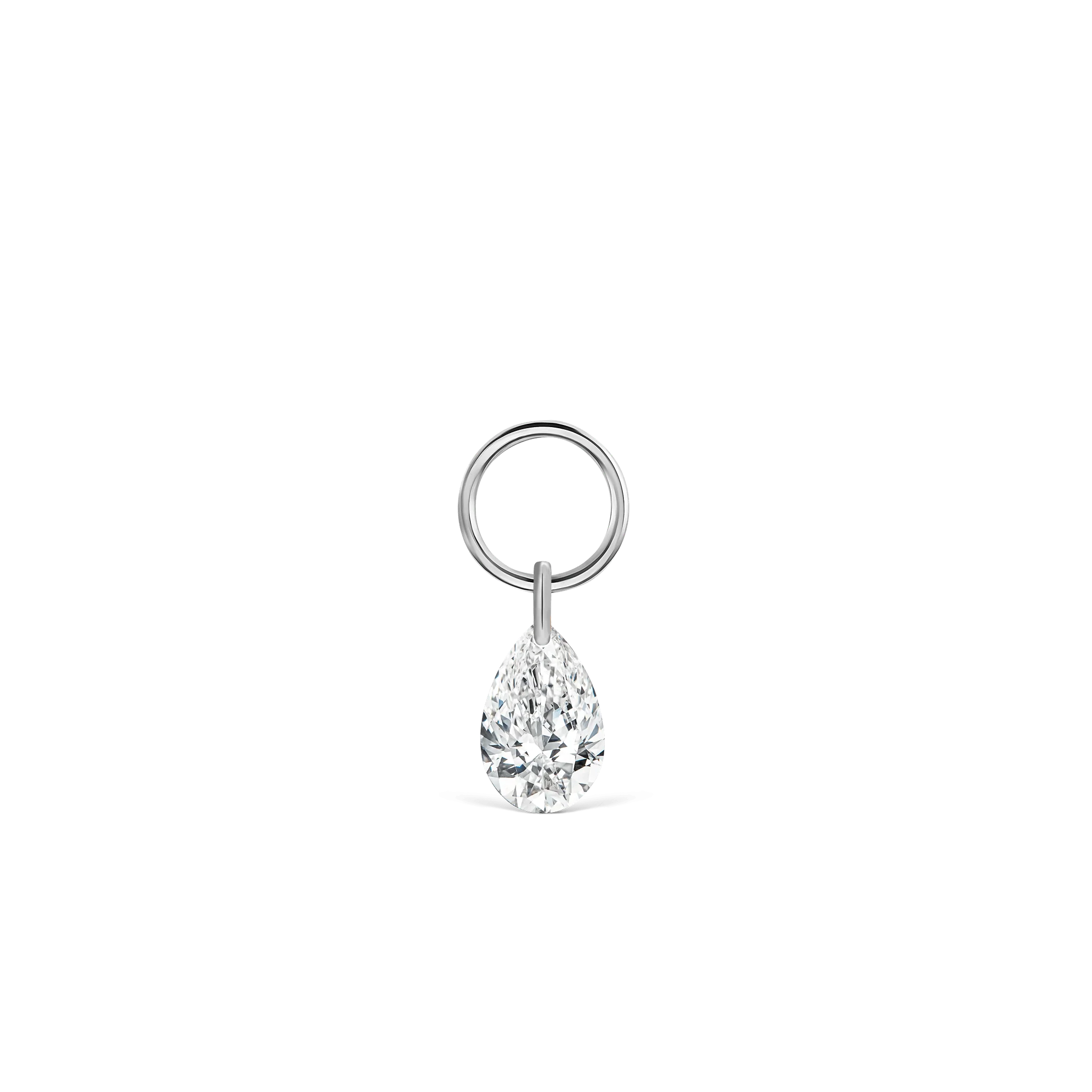 Pear Floating Diamond Charm - Image 76