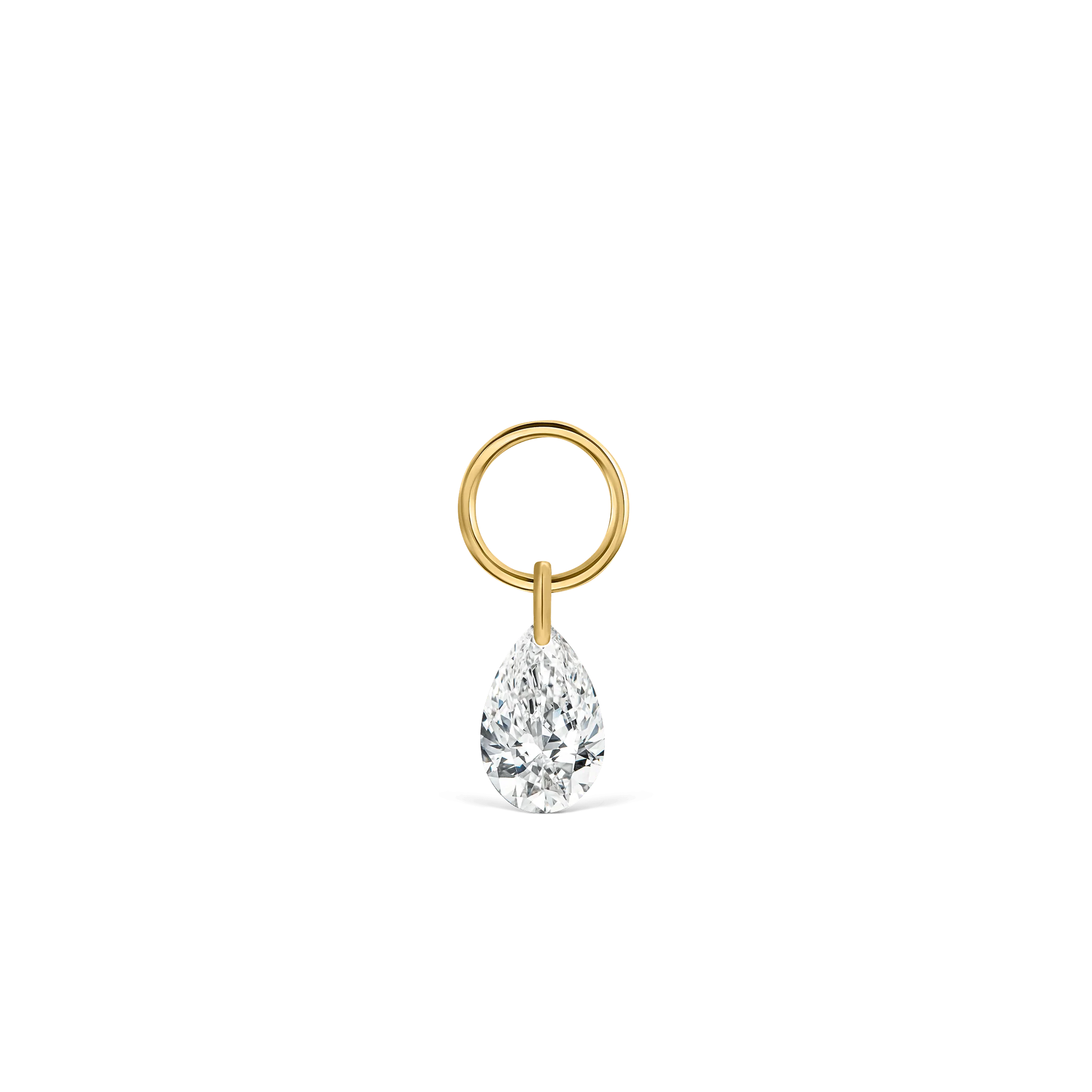Pear Floating Diamond Charm - Image 77