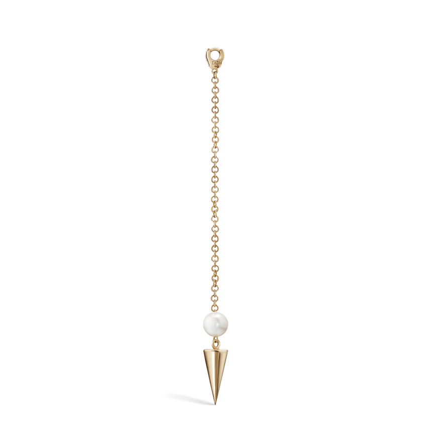 Pearl and Long Spike Pendulum Charm - Image 4