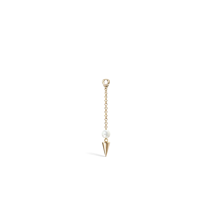 Pearl and Short Spike Pendulum Charm - Image 5
