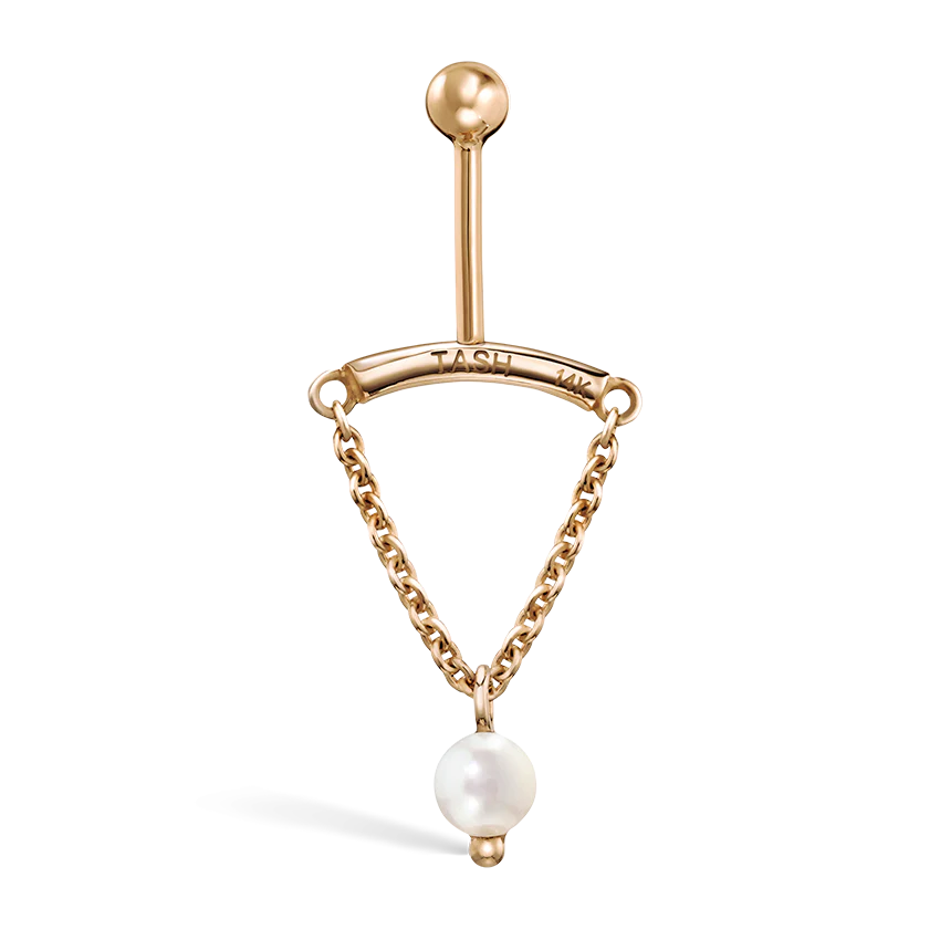 Pearl Drape Threaded Stud Earring - Image 20
