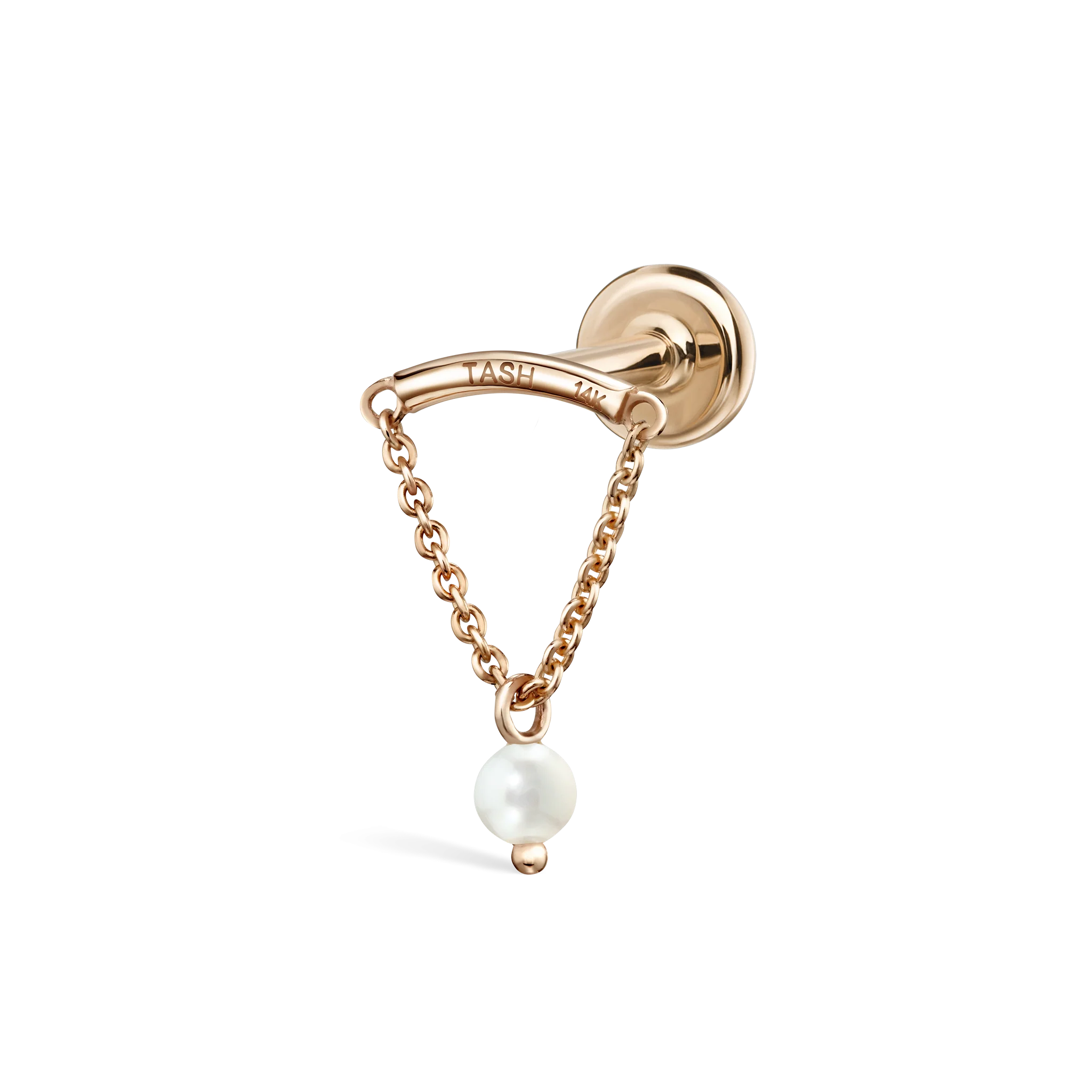 Pearl Drape Threaded Stud Earring - Image 24