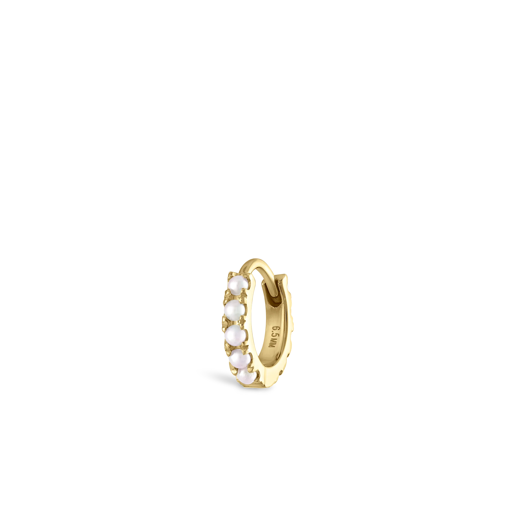 Pearl Eternity Hoop Earring - Image 52