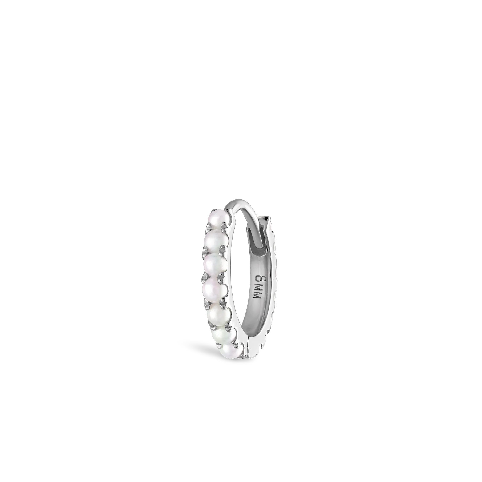 Pearl Eternity Hoop Earring - Image 54