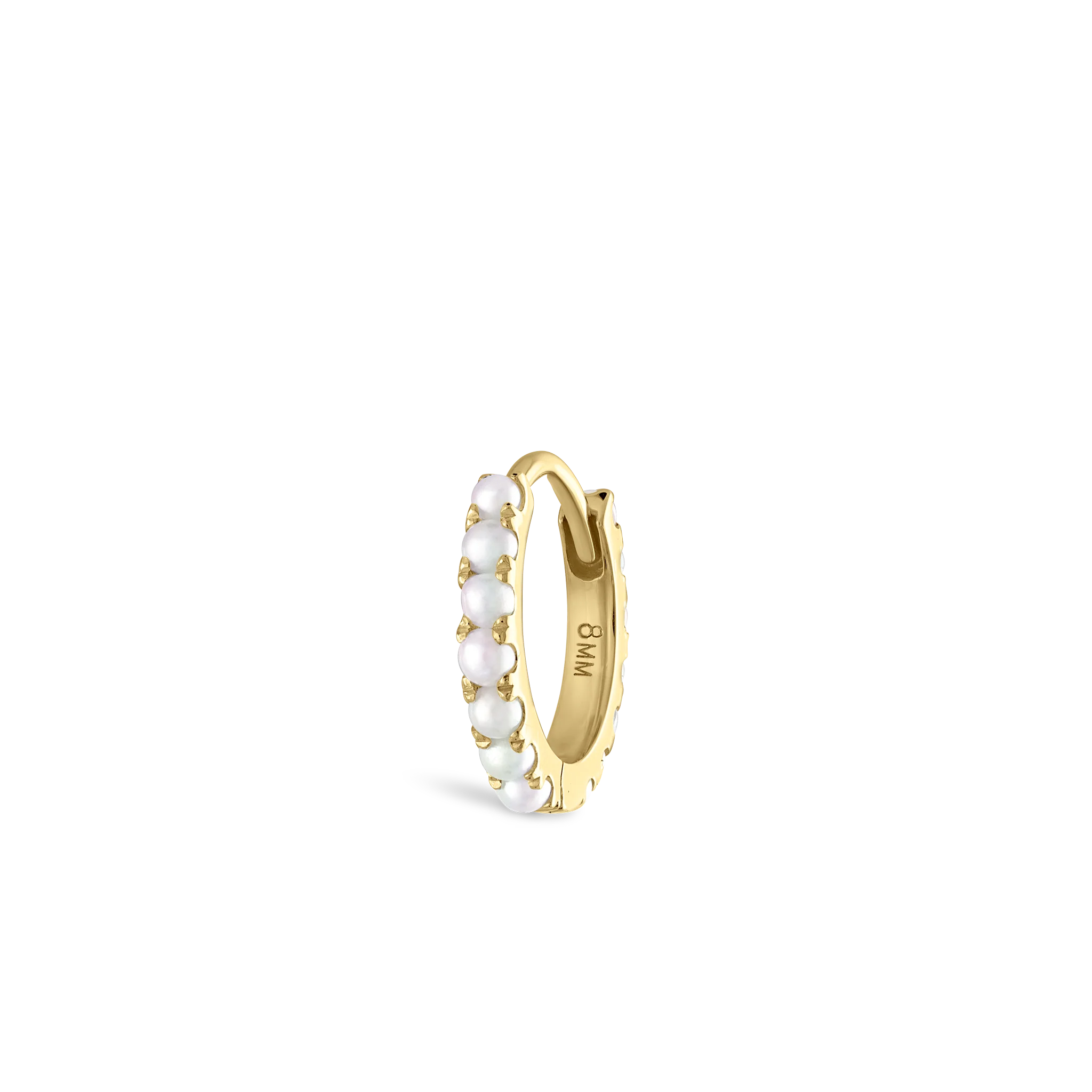 Pearl Eternity Hoop Earring - Image 55