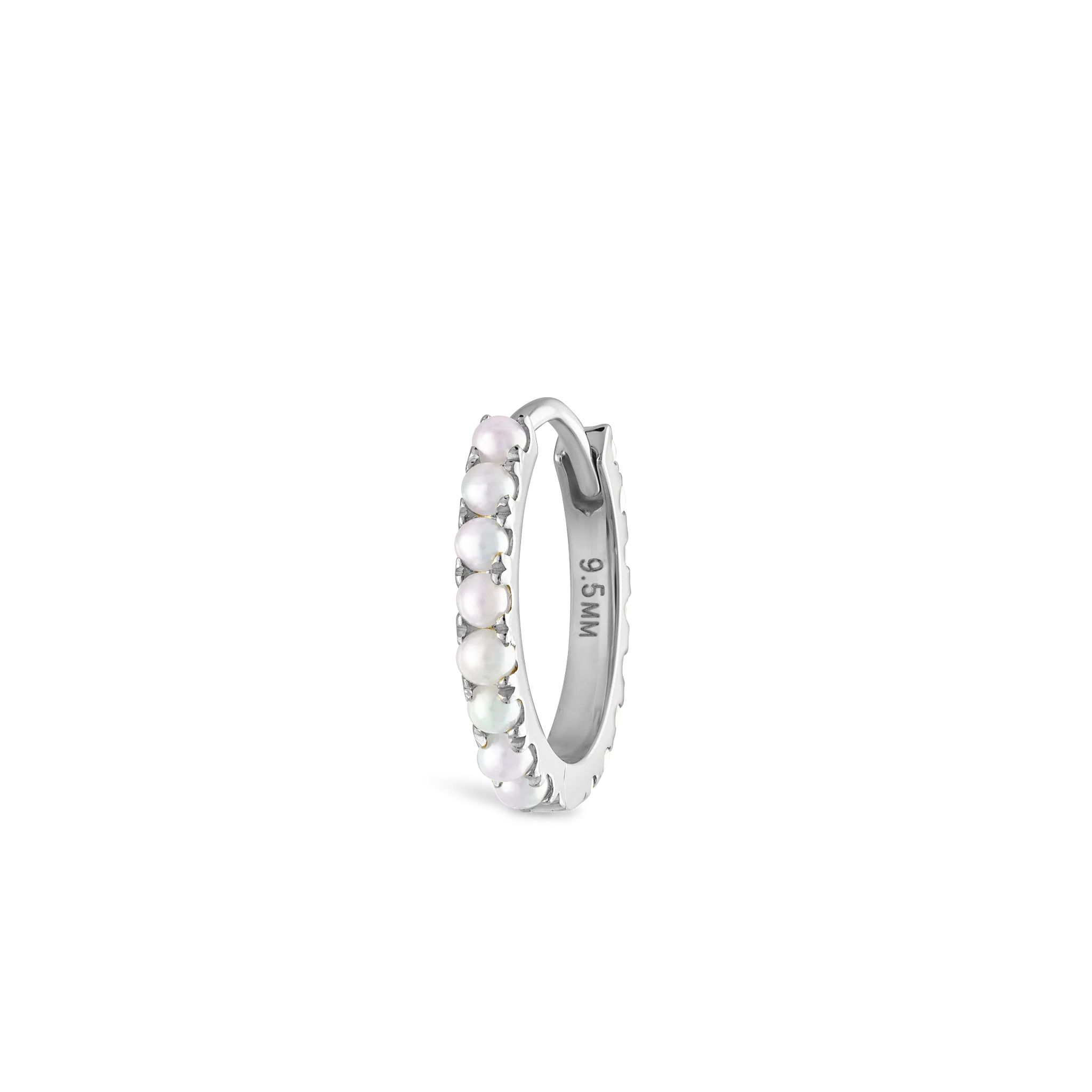 Pearl Eternity Hoop Earring - Image 57